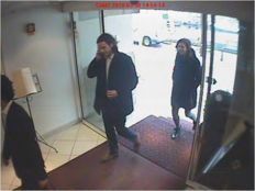 Daders roof American hotel op bewakingscamera