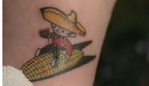 Leven lang gratis lunchen in ruil voor tatoeage