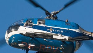 Politie zet helikopter in tegen overvallen