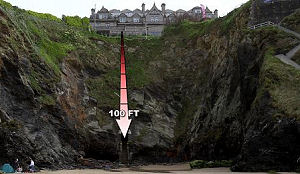 Hotellift stort dertig meter naar beneden