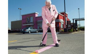 KFC kleurt roze voor goed doel