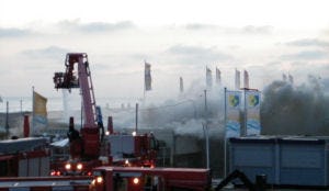 Strandpaviljoens Hoek van Holland afgebrand