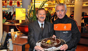 Oranje op hoogtestage in Dorint hotel