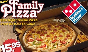 Domino's komt met Family Pizza
