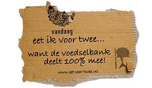Restaurant Vandaag doneert aan Voedselbank