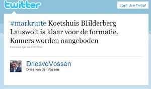 Bilderberg nodigt Rutte uit voor formatiegesprekken