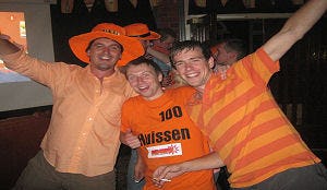 Succes Oranje: weinig extra omzet partycateraars