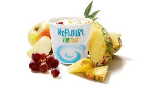 Nieuwe McFlurry met vers fruit