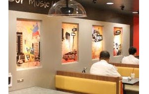 Burger King gaat op chique toer met muziekhoek