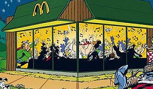 Ophef over Asterix in reclame McDonald's