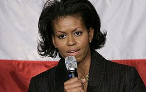 Michelle Obama maant restaurantsector