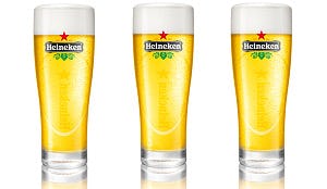 Heineken lanceert nieuw bierglas Ellipse