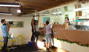 Frietkraam decor eerste 'web-only' programma RTL4