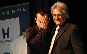 Tranen bij Zarzo Habraken na Gault Millau-award