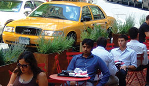 Stoep-terrassen populair in New York