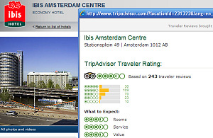 Accor publiceert alle reviews van TripAdvisor.com
