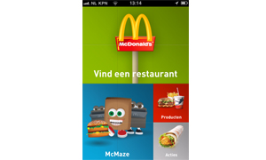 McDonald's beter vindbaar met iPhone app