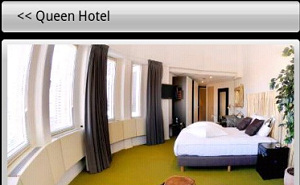 Hotelinfo én stadsgids in app Queen Hotel