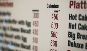 'Calorieën op menu beïnvloedt keuze niet
