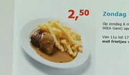 Horeca België protesteert tegen Ikea