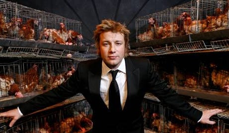 Jamie Oliver op de bres voor kip