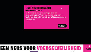 Game maakt cursist wijzer op het gebied van veilig voedsel