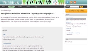 Online petitie tegen bezuinigen op Holland-promotie