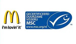 Gecertificeerd duurzame vis bij McDonald's