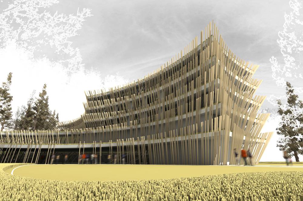 Hotel met sprieten in Slovenië