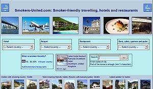 Website voor reizende roker