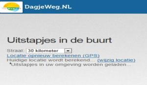 Dagje weg met uitjes op de mobiel