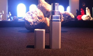 Sprayfles met zilt zeewater in De Kromme Watergang