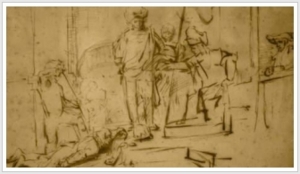 Tekening Rembrandt gestolen uit hotel