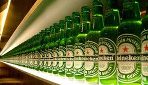 Halfjaarwinst Heineken lager dan voorspeld