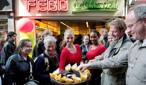 Jarige Febo trakteert op snacks