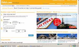Gratis overnachting na tien keer boeken bij Hotels.com