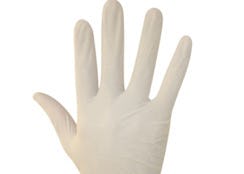 Gebruik geen latex-handschoenen