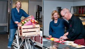 Houtense wint fiets met een hamburgerrecept