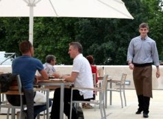 Terrasrunners soms asociaal behandeld