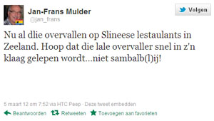 Burgemeester schoffeert Chinese horecaondernemer