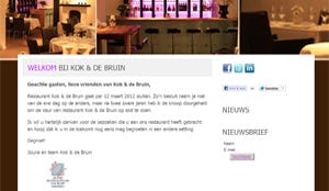 JRE-restaurant Kok & De Bruin sluit deuren
