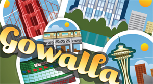 Locatiedienst Gowalla uit de lucht