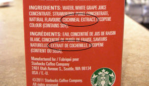 Starbucks stopt gedroogde insecten in smoothie