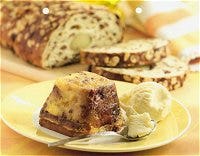 Bread & butter pudding van paasbrood