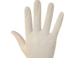 Latex handschoen schadelijk voor gezondheid