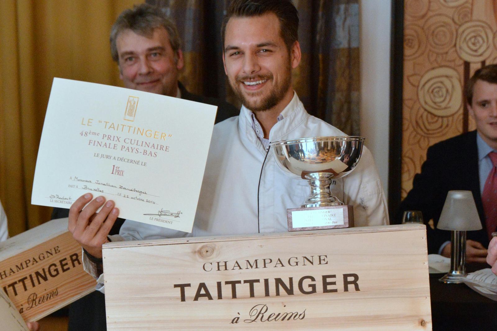 Jonathan Zandbergen opnieuw naar finale Prix Culinaire Le Taittinger