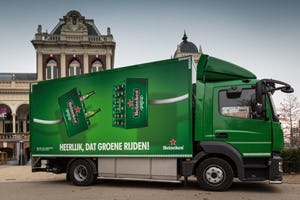 Heineken gaat groen rijden in Amsterdam