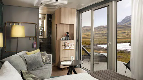 Hotel bezorgt kamer op gewenste locatie