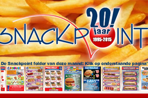 Nieuwe cafetaria's voor jubilerend Snackpoint