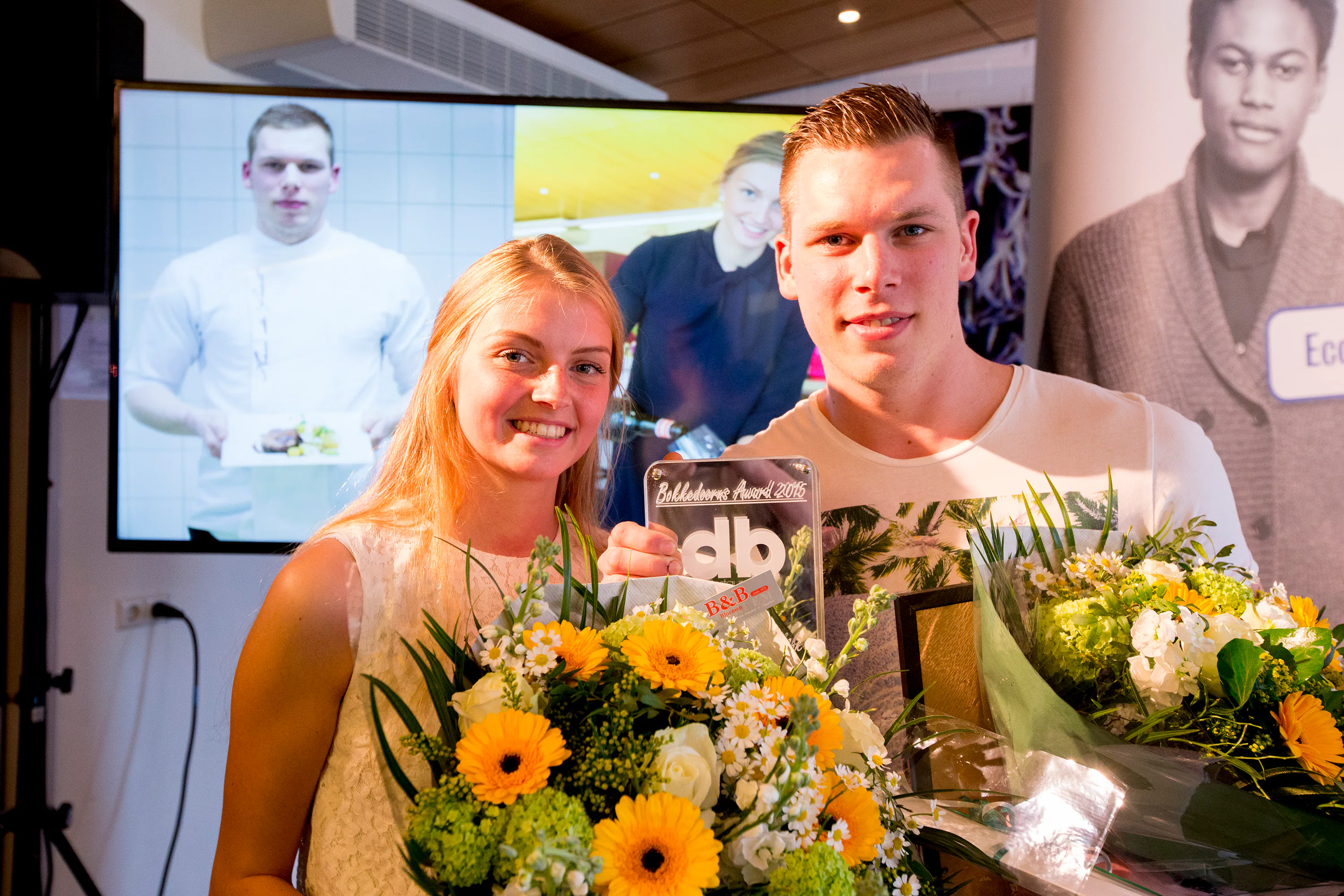 Christel Oerlemans en Stephen Overwater